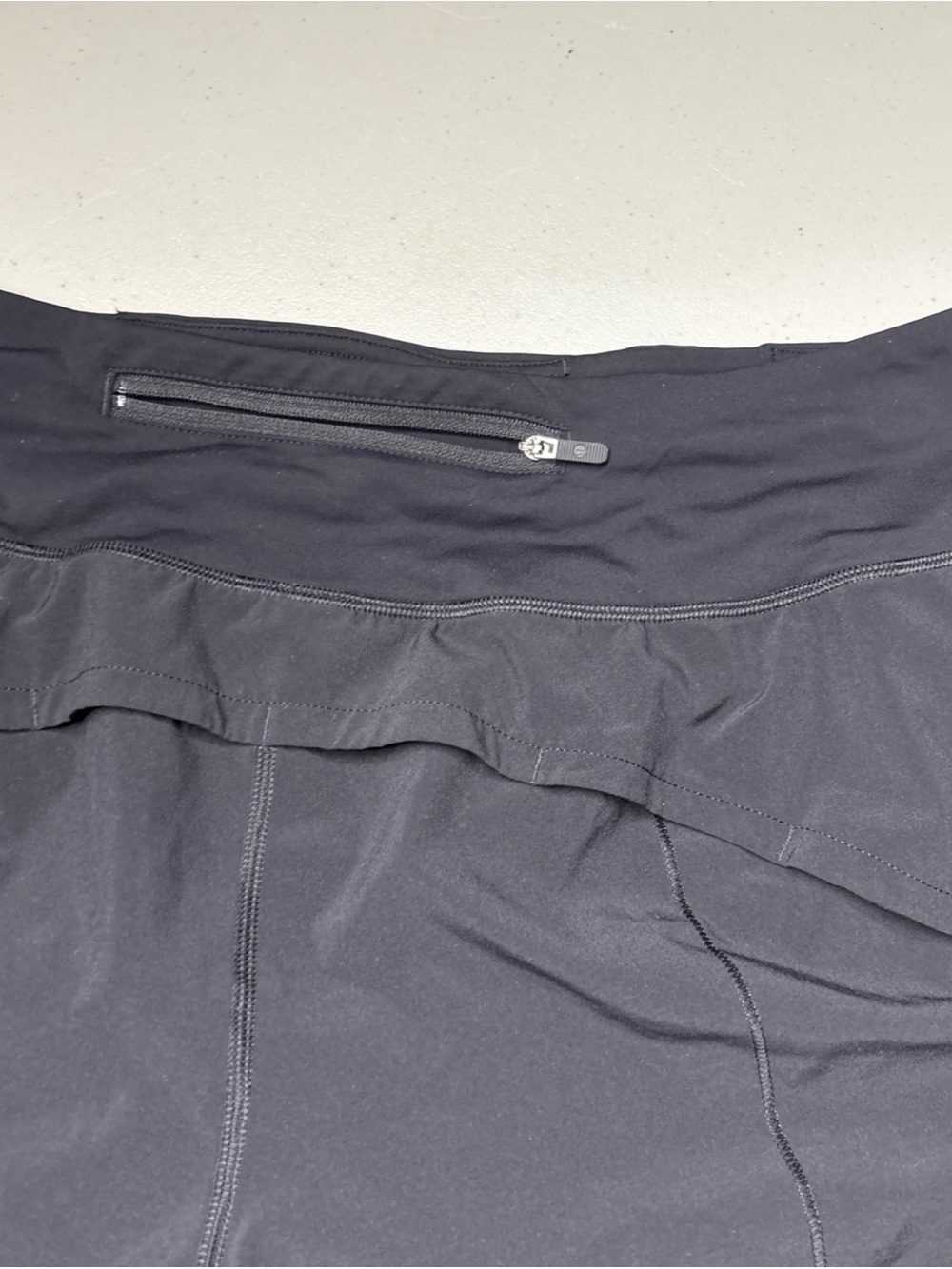 Lululemon Speed Up High-Rise Lined Shorts Womens 10 Black LW7AYMT Running - Picture 2 of 9